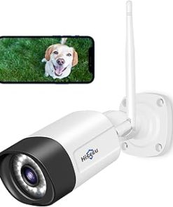 ZOSI 3K Wi-Fi 6 Security Camera System, 4pcs Pan Tilt Plug-in WiFi Cameras, Person Vehicle Detection, Smart Motion Track, Color Night Vision, 2 Way Audio, 8CH Home NVR with 2TB HDD for 24/7 Recording