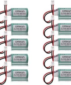 (10 Pack) 3V 1000mAh CJ1W-BAT01 Battery CR14250SE-R Battery for CJ1M CP1H CP1L CJ1W-BAT01 PLC Battery