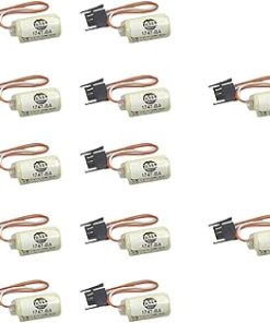 (12 Pack) 3V 1769-BA/1747-BA Battery 1000mh Replacement for FDK, AB Allen Bradley 1747-BA,1769-BA, 1756-BA1,TL-2150/C, 1746-BAS, SLC-500 Series Backup Power Supply