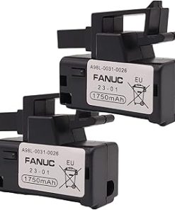 (2-Pack) 3V Batteries for A98L-0031-0026 A98L 0031 0026 New GE FANUC A02B-0309-K102 PLC Battery