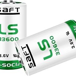 (2 Pack) LS33600 17000mAh 3.6V Battery for LS 33600 D Size 3.6V Lithium Thionyl Chloride Battery for LS33600 Battery