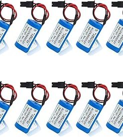 (10 Pack) 1800mAh 3V 1756-BA2 Replacement Lithium Battery for Allen Bradley BR2/3A-AB PLC Control Battery