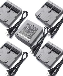«5 Pack» 100-240V CDC77 Dual Battery Charger for BDC46, BDC58, BDC70, BDC71,BDC72 Battery for Top-con GM-52 Total Station for Sok-kia GPS Total Station