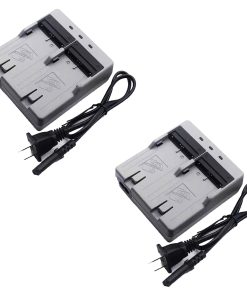 (2 Pack) CDC77 Battery Charger for BDC70, BDC71,BDC72 Battery for Top-con GM52 GM100 Series Sokkia IM52 FX101 Total Station