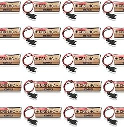 (20 Pack) 3V 2600mAh Non-Rechargeable Battery CR8. LHC 3V Battery for Fuji FDK CR8-LHC Battery, Brown