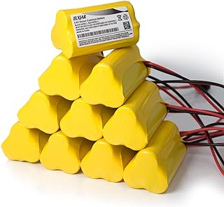 (10-Pack) 3.6V 900mAh AA ELB-B001 NiCad Battery Replacement for Lithonia Unitech 0253799 ANIC1566 ELBB001 AA900MAH Emergency/Exit Light/Fire Exit Sign