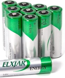 (10-Pack) XL-060F AA 2400mAh 3.6V LiSOCI2 Battery, Replacement for XL-060F; TL-2100, TL-4903, TL-5104, TL-5903; LS-14500; SL-360, SL-760 Battery