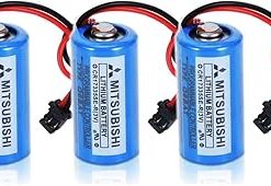 «3 Pack» 3V 1800mah Q6BAT CR17335SE-R Lithium Battery for Mitsubishi QNS System Q6BAT Q25PRHCPU Q170HBATC