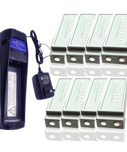 «8 Pack» 2000mAh 7.2V NiMH Battery for Scanreco 592, RSC7220 13445 NiMH Replacement Battery with «1 Pack» Charger for Scanreco 434 110V Battery Charger for 7.2V SCANRECO 592 590 EEA4291 Battery