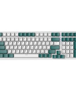 YUNLEI Russian Keypad Game Mechanical Gaming Keyboard Green Switch 100 Keys for Gaming Computer Laptop Game Mechanical Gaming Keyboard Green/RedSwitch 100 Keys Russian Keypad