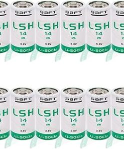 (12 Pack) 3.6V 5800mAh LSH14 Lithium Battery Format C PLC for SAFT LSH14 Battery