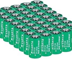 «45 Pack» 3V 950mAh CR1/2AA Non-Rechargeable Lithium Battery for VARTA CR1/2AA Series Battery