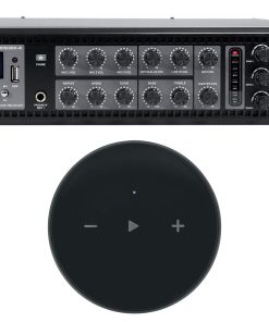 (1) Rockville RCS350-6 350 Watt 6 Zone 70v Commercial/Restaurant Amplifier/Bluetooth Bundle with (1) Rockville Mini WiFi Music Player Wireless Audio Streaming Multiroom Stereo Receiver (2 Items)