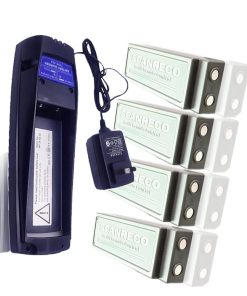 «4 Pack» 2000mAh 7.2V NiMH Battery for Scanreco 592, RSC7220 13445 NiMH Replacement Battery with «1 Pack» Charger for Scanreco 434 110V Battery Charger for 7.2V SCANRECO 592 590 EEA4291 Battery
