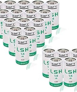 (20 Pack) 3.6V 5800mAh LSH14 Lithium Battery Format C PLC for SAFT LSH14 Battery