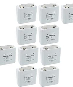 (10-PACK) Exell 457/467 67.5V Alkaline Battery NEDA 203 Replaces ER457, A457, NEDA 200, 45F40, 108, 145X, 501, 1734, 4367, A467, B101, BA51, BB501, Eveready 467, KL1, L5500, No. 467, S101, VS016, XX45