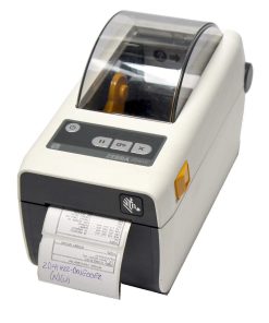 Zebra Technologies ZD41H22-D01E00EZ Series ZD410 Direct Thermal Healthcare Desktop Printer, 203 DPI, 2", US Power Cord, USB 2.0, USB Host, BTLE, Ethernet Module, EZPL