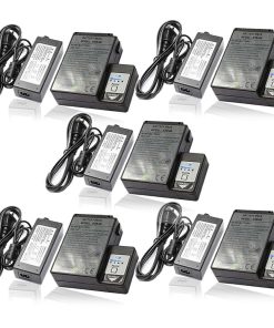 «5 Pack» 13.2V 7800mAh Ni-MH Rechargeable Battery Pack for BTR-08 Fujikura Fusion Splicer FSM-60S 18S 60R with Equipment Battery Charger