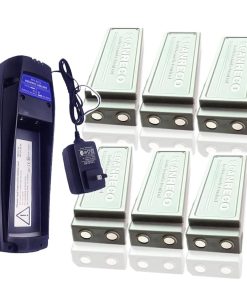 «6 Pack» 2000mAh 7.2V NiMH Battery for Scanreco 592, RSC7220 13445 NiMH Replacement Battery with «1 Pack» Charger for Scanreco 434 110V Battery Charger for 7.2V SCANRECO 592 590 EEA4291 Battery