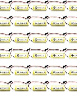 «30 Pack» 3V 1800mAh 1770-XYC Replacement Lithium Battery Compitable for Allen Bradley PLC 1770-XYC/A 1770-XYB 1756-BA1 with Black Plug