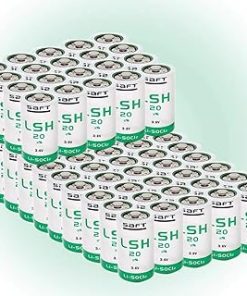 «70 Pack» 13000mAh 3.6V LSH20 Non-Rechargeable Green Lithium Battery for Saft LSH20 Size D 3.6V Lithium Battery