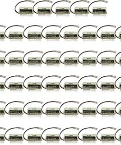 «45 Pack» 3V 1800mAh CR17335SE Non-Rechargeable Lithium Battery Compitable t for FDK CR17335SE 3V Epson Robot Controller RC Series Battery R13B060003 with White Plug