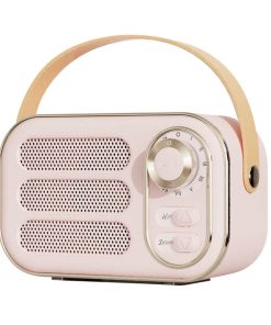 Zhong Retro Speaker Decor Cute Vintage Kitchen Desk Bedroom Office Party (Color : C, Size : Fits All)