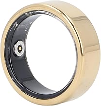 Yunseity Smart Ring, Smart Health Ring for Fitness Sleep Tracking, 24 Hour Monitoring IP68 Waterproof Bluetooth Fitness Rings for Men Women, 5-7 Days Battery Life (#9)