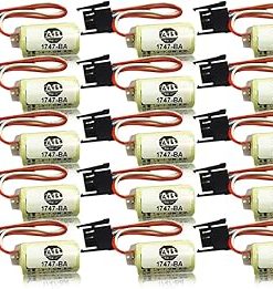 «15 Pack» 3V 1000mAh 1747-BA/1769-BA CR14250SE Non-Rechargeable Lithium Battery for 1747-BA, 1769-BA 3V A-B PLC Battery