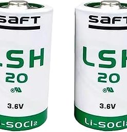 (2 Pack) LSH20 Battery 3.6V 13000mAh Size D Lithium Battery for LSH20 Battery for Alarm and GPS Systems