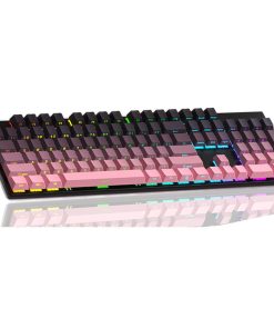 ZH980 Wireless Mechanical Keyboard,RGB Backlight,Hot Swappable Custom Keyboard,Side Engraving PBT Keycaps,2.4GHz/USB/Bluetooth Mechanical Gaming Keyboard (BlackBerry, Sunset Switches (Clicky))