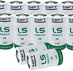 (12-Pack) for SAFT LS26500 C Size 3.6v 7700mAh Lithium Battery