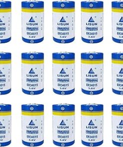 (15-Pack) ER34615 3.6v 19ah Size D Lithium Battery for Multipurpose PLC Programmer, ER34615 Battery