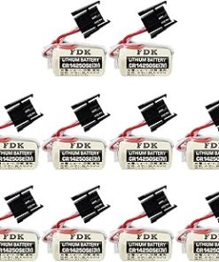 (10 Pack) for sanyo FDK CR14250SE 3V Lithium Battery 1000mAh 1/2AA PLC Battery (3Pin) for 1747-BA Backup Power Supply