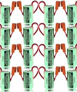 «20 Pack» 3V 1800mAh CR17335SE-R Single Use Battery Replacement for CR17335SE-R Non-Rechargeble Battery with Brown Plug