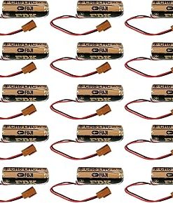 (15-Pack) CR8-LHC 3V 2600mAh Replacement Lithium Battery for Fuji fdk cr8-lhc PLC Controller Backup Battery