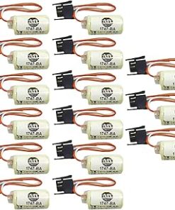 (15 Pack) 3V 1000mAh 1747-BA 1769-BA PLC Battery Replacement for 1747-BA,1769-BA, 1756-BA1,TL-2150/C, 1746-BAS, SLC-500 Series Backup Power Supply