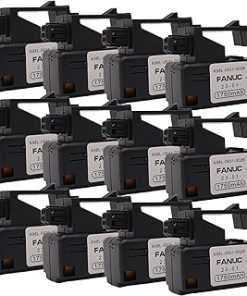 (12-Pcs) A98L-0031-0028 3V 1750mAh PLC Lithium Battery Replacement for FANUC A02B-0323-K102 CNC Machining Dedicated Battery (3 Volt, 1.75 Ah, Non-rechargrable)
