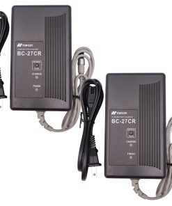 (2-Pcs) BC-27CR Battery Charger for BT-50Q BT-52Q BT-52QA BT-56Q Battery Total Station 3-pin