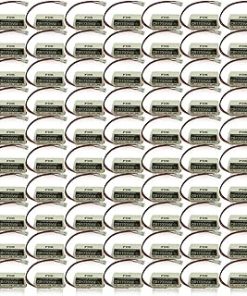 «70 Pack» 3V 1800mAh CR17335SE Non-Rechargeable Lithium Battery Compitable t for FDK CR17335SE 3V Epson Robot Controller RC Series Battery R13B060003 with White Plug, gery