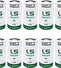 (10 Pack) LS26500 Lithium Battery 3.6V 7700mAh Battery for LS26500 C Size 3.6v Lithium Thionyl Chloride Battery LS26500