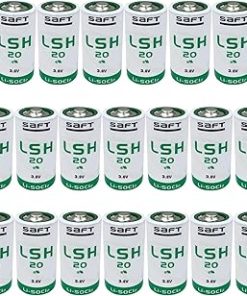 (20 Packs LSH20 3.6V 13000mAh LiSOCl2 Lithium Battery for LSH20 R20/D 3.6V 13.0Ah ER34615M Battery