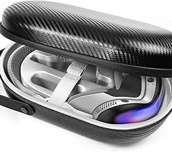 ZenRich Carrying Case for Apple Vision Pro, Travel Protective Cover Portable Storage Bag for Apple Vision Pro VR Headset 2024 and Accessories,Black