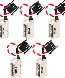 «5 Pack» 1000mAh 3V CR14250SE Non-Rechargeable Lithium Battery for Sanyo CR14250SE Battery for FDK Lithium Battery CR14250SE, 1747-ba Battery