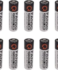 (10-Pcs) ER14505H 3.6V Lithium Non-rechargrable Battery 2700mAh for Alarm Systems Tracking Devices Meter ER14505 (3.6 Volt, 2.7 Ah, Non-rechargrable)