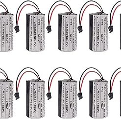 (10-Pack) 3V CR23500SE 6000mAh Battery for Mitsubishi Q Series Battery Q7BAT/CR23500SE 3V PLC Battery
