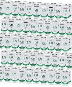 ﹙▷ 100 Pcs ◁﹚LS33600 Battery for Saft LS33600 D Size 3.6V Lithium Thionyl Chloride Battery, 17000mAh