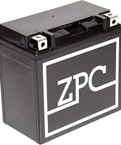 ZPC Battery YTX14-BS Maintenance Free Replacement Battery for ATV, Motorcycle, Scooter, Snowmobile, and UTV: 12 Volts, 1.4 Amps, 12Ah, Nut and Bolt (T3) Terminal