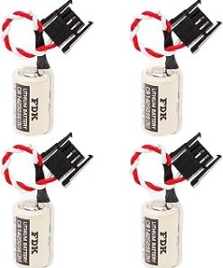 «4 Pack» 1000mAh 3V CR14250SE Non-Rechargeable Lithium Battery for Sanyo CR14250SE Battery for FDK Lithium Battery CR14250SE, 1747-ba Battery
