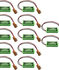 (12 Pack) CR17335SE-R 3V PLC Replacement Lithium Battery for CR17335SE-R with Brown Plug